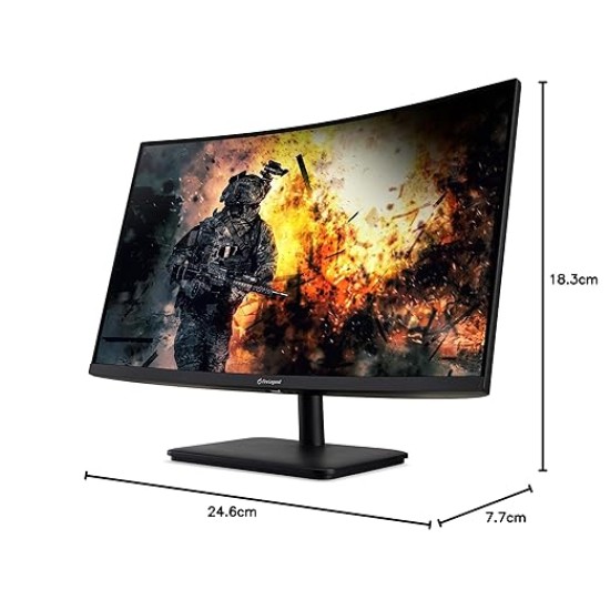 AOPEN 27HC5R Pbiipx 27" 1500R Curved Full HD (1920 x 1080) VA Gaming Monitor with AMD Radeon FREESYNC Premium Technology, 165Hz (Display Port & 2 x HDMI Ports), Black