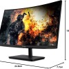 (Refurbished) AOPEN 27HC5R Pbiipx 27 1500R Curved Full HD (1920 x 1080) VA Gaming Monitor with AMD Radeon FREESYNC Premium Technology, 165Hz (Display Port and 2 x HDMI Ports), Black (Refurbished) AOPEN 27HC5R Pbiipx 27 1500R Curved Full HD (1920 x 1080) VA Gaming Monitor with AMD Radeon FREESYNC Premium Technology, 165Hz (Display Port and 2 x HDMI Ports), Black