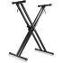 Juarez JAK200 Electronic Piano Keyboard X-Type Universal Keyboard Instrument Double-Braced X-Style Stand, Piano Keyboard Stand with Locking Straps, ASSEMBLY REQUIRED
