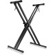 Juarez JAK200 Electronic Piano Keyboard X-Type Universal Keyboard Instrument Double-Braced X-Style Stand, Piano Keyboard Stand with Locking Straps, ASSEMBLY REQUIRED Juarez JAK200 Electronic Piano Keyboard X-Type Universal Keyboard Instrument Double-Braced X-Style Stand, Piano Keyboard Stand with Locking Straps, ASSEMBLY REQUIRED