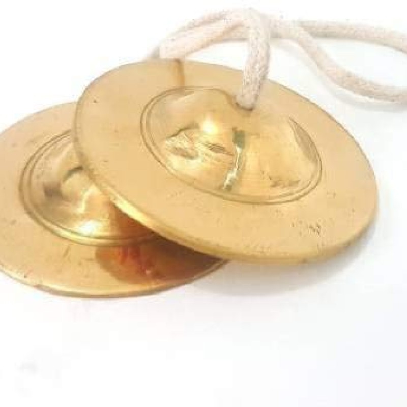 UAPAN Metal Craft Manjeera Traditional Instrument Indian Music (3.5 Inches) UAPAN Metal Craft Manjeera Traditional Instrument Indian Music (3.5 Inches)