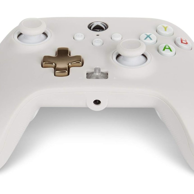 PowerA Enhanced Wired Gaming Controller for Xbox Series X/S and Xbox One, White, Mist (Officially Licensed)