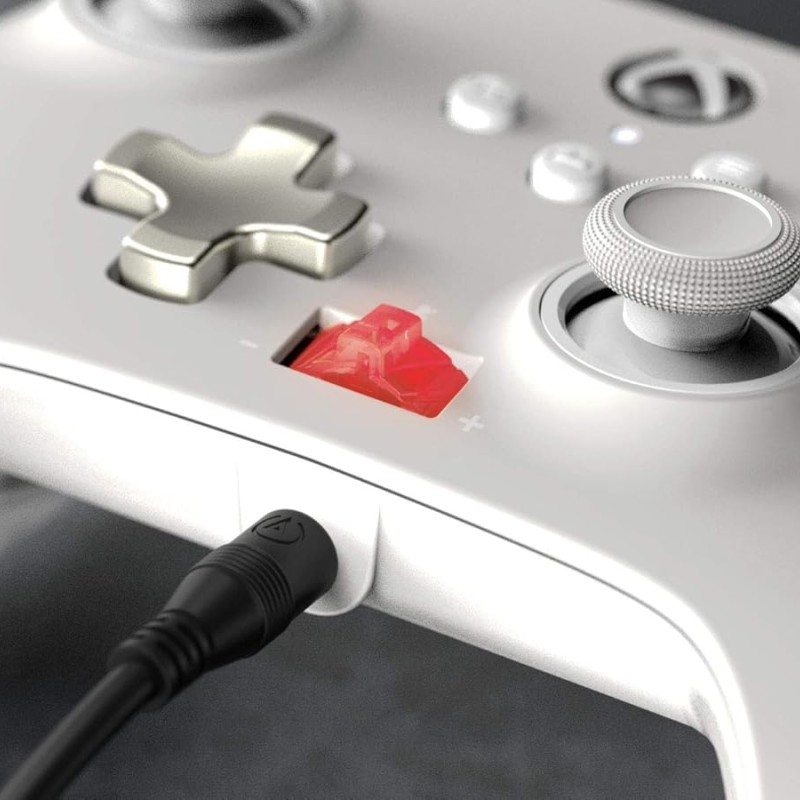 PowerA Enhanced Wired Gaming Controller for Xbox Series X/S and Xbox One, White, Mist (Officially Licensed)