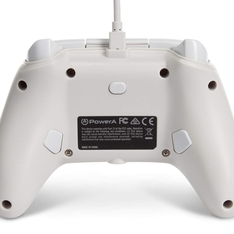 PowerA Enhanced Wired Gaming Controller for Xbox Series X/S and Xbox One, White, Mist (Officially Licensed)