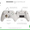 PowerA Enhanced Wired Gaming Controller for Xbox Series X/S and Xbox One, White, Mist (Officially Licensed)
