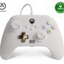 PowerA Enhanced Wired Gaming Controller for Xbox Series X/S and Xbox One, White, Mist (Officially Licensed)