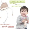 R for Rabbit Premium Bubble Baby Sipper |10 fl oz | Anti Spill Sippy Cup with Soft Silicone Straw BPA Free & Non Toxic for Baby/Kids of 9+ Months - (300 ml Beige)