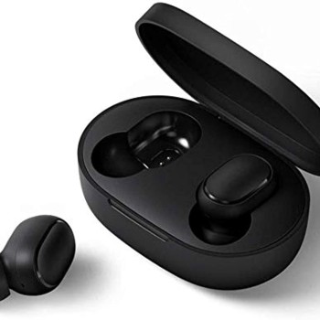 AirDots for Redmi AirDots 2 Wireless Headphones Bluetooth V5.0 True Wireless Stereo Wireless Earphones with Wirelss Charging Case 12Hours Battery Life (Airdots+Silicone Cover)