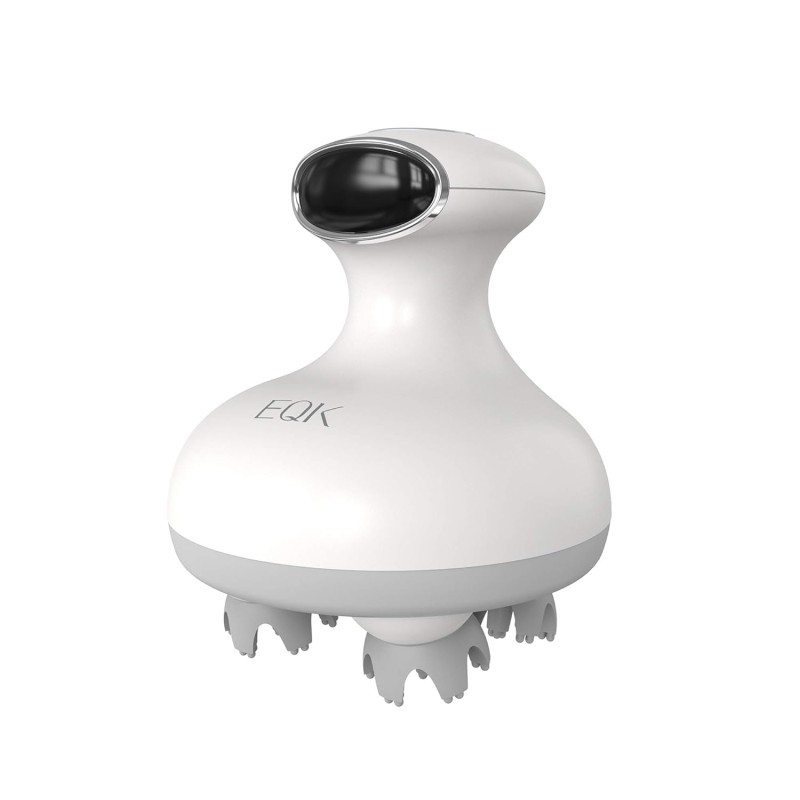 EQK ST-702 Rechargeable Scalp & Body Massager for Stimulating Hair Growth, Deep 3D Kneading Massage for Head, Neck & Full Body Stress Release, Multicolor EQK ST-702 Rechargeable Scalp & Body Massager for Stimulating Hair Growth, Deep 3D Kneading Massage for Head, Neck & Full Body Stress Release, Multicolor