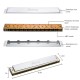 JUAREZ Viénto JRH24SL 24 Holes 48 Tones Professional Tremolo Polyphonic Harmonica Key of C Scale | Mouth Organ | Cover - Stainless Iron | Comb - Abs | Reed – Brass with Cloth & Case
