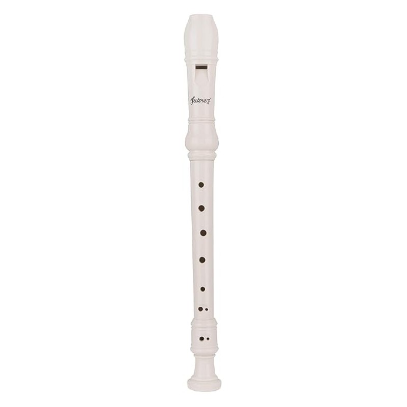 JUAREZ Claró Descant German Style 8 Holes Soprano Recorder Flute with Cleaning Rod Suitable for School Ensembles | Home Practice | Music Classes | Gift, White with Cleaning Rod & Case JUAREZ Claró Descant German Style 8 Holes Soprano Recorder Flute with Cleaning Rod Suitable for School Ensembles | Home Practice | Music Classes | Gift, White with Cleaning Rod & Case