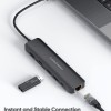 CableCreation USB-C 7-in-1 Multiport Adapter Type C Dongle to HDMI 4K@60Hz, 2 USB 3.0 Ports, Gigabit Ethernet, SD/TF Cards Reader Converter for Galaxy S22 Ultra, MacBook Pro/Air 2020, iPad Pro, XPS CableCreation USB-C 7-in-1 Multiport Adapter Type C Dongle to HDMI 4K@60Hz, 2 USB 3.0 Ports, Gigabit Ethernet, SD/TF Cards Reader Converter for Galaxy S22 Ultra, MacBook Pro/Air 2020, iPad Pro, XPS