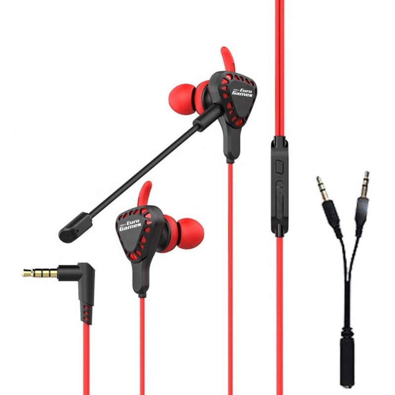 Rpm Euro Games Wired In Ear Gaming Earphones With Mic For Mobile Phones, Pc, Ps4, Xbox One, Nintendo Switch - (Red) Rpm Euro Games Wired In Ear Gaming Earphones With Mic For Mobile Phones, Pc, Ps4, Xbox One, Nintendo Switch - (Red)