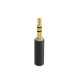 MAONO AU-600 4 Pin TRRS Male to 3 Pin TRS 3.5mm Female Lavalier Auxiliary Microphones Adapter (Black) MAONO AU-600 4 Pin TRRS Male to 3 Pin TRS 3.5mm Female Lavalier Auxiliary Microphones Adapter (Black)