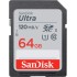 SanDisk 64GB Ultra SDXC UHS-I Memory Card - 120MB/s, C10, U1, Full HD, SD Card - SDSDUN4-064G-GN6IN