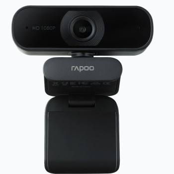HD Webcam with Microphone, RAPOO C260 USB 1080P, Built-in Dual Noise Reduction Mics, 95-Degree Wide Angle, Zoom/Skype/Teams, Conferencing and Video Calls HD Webcam with Microphone, RAPOO C260 USB 1080P, Built-in Dual Noise Reduction Mics, 95-Degree Wide Angle, Zoom/Skype/Teams, Conferencing and Video Calls
