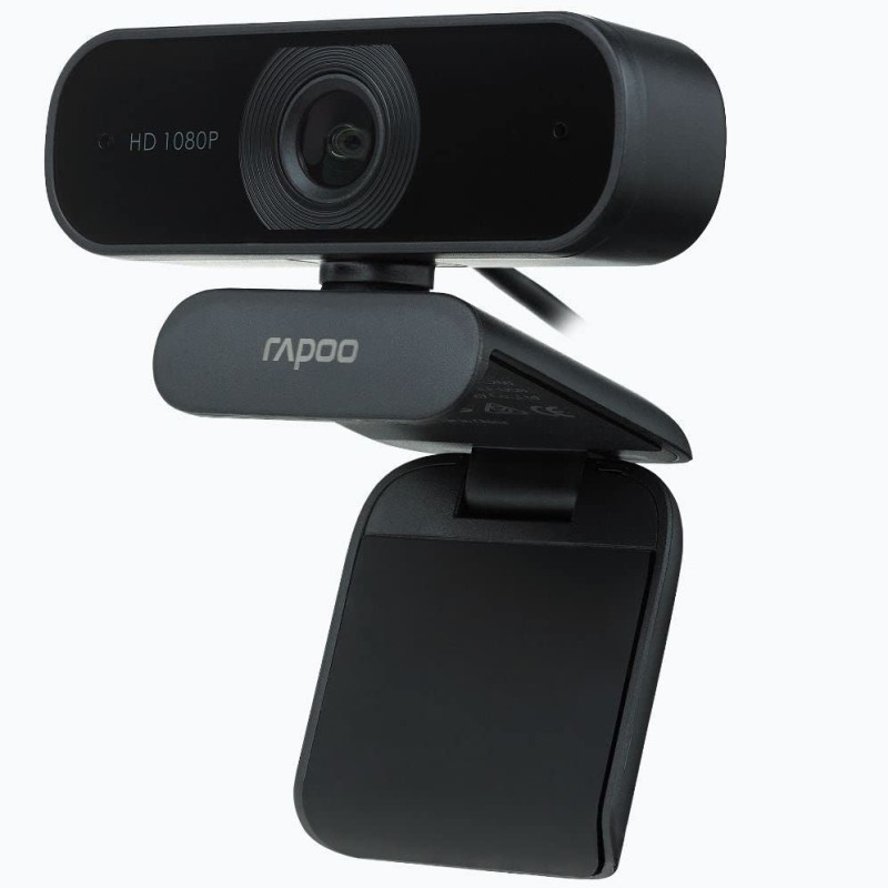 HD Webcam with Microphone, RAPOO C260 USB 1080P, Built-in Dual Noise Reduction Mics, 95-Degree Wide Angle, Zoom/Skype/Teams, Conferencing and Video Calls HD Webcam with Microphone, RAPOO C260 USB 1080P, Built-in Dual Noise Reduction Mics, 95-Degree Wide Angle, Zoom/Skype/Teams, Conferencing and Video Calls