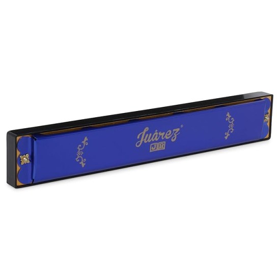 JUAREZ Junior JJ24HB 24 Holes Harmonica Key of C Scale | Mouth Organ | Cover - Aluminium | Comb - Abs | Reed – Brass