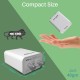 Portronics Adapto 62 POR-1062 USB Wall Adapter with 2.4A Fast Charging Single USB Port Without Cable for All iOS & Android Devices (White)
