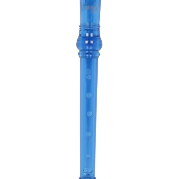 JUAREZ JRF100BL Clar� Descant German Style 8 Holes Soprano Recorder Flute with Cleaning Rod Suitable for School Ensembles | Home Practice | Music Classes | Gift, Blue with Cleaning Rod & Case