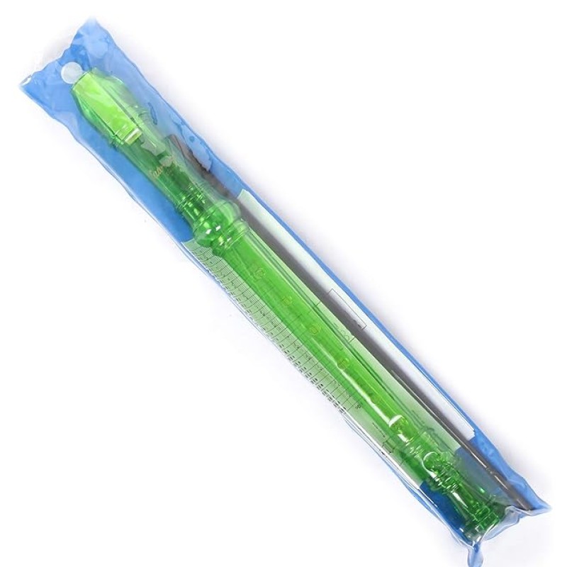 JUAREZ JRF100GR Clar� Descant German Style 8 Holes Soprano Recorder Flute with Cleaning Rod Suitable for School Ensembles | Home Practice | Music Classes | Gift, Green with Cleaning Rod & Case JUAREZ JRF100GR Clar� Descant German Style 8 Holes Soprano Recorder Flute with Cleaning Rod Suitable for School Ensembles | Home Practice | Music Classes | Gift, Green with Cleaning Rod & Case