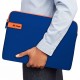 AirCase Laptop Bag Sleeve Case Cover for 39.62 cm (15.6-Inch) Laptop MacBook, Protective, Neoprene (Blue)