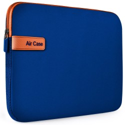 AirCase Laptop Bag Sleeve Case Cover for 39.62 cm (15.6-Inch) Laptop MacBook, Protective, Neoprene (Blue)