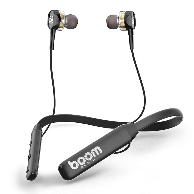 Boomaudio Boom - Duos Bluetooth Wireless in Ear Earphones with Mic (Black) Boomaudio Boom - Duos Bluetooth Wireless in Ear Earphones with Mic (Black)