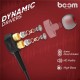 Boomaudio Boom - Duos Bluetooth Wireless in Ear Earphones with Mic (Black)