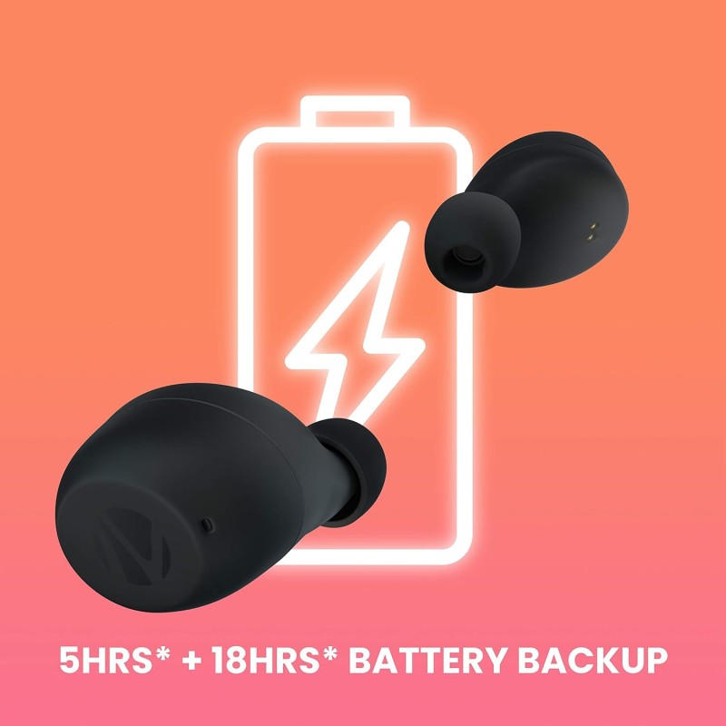 ZEBRONICS Zeb Soundbomb S1 Pro Truly Wireless Bluetooth In Ear Earbuds with Mic ZEBRONICS Zeb Soundbomb S1 Pro Truly Wireless Bluetooth In Ear Earbuds with Mic