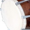 GT manufacturers Wooden Musical Instrument Dholak Drum Nuts & Bolt Carving Design1 With Full tool Kit (Brown)