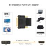 CableCreation DVI to HDMI Adapter, [1-Pack] Bi-Directional DVI Male to HDMI Female Converter, Support 1080P, 3D for PS3, PS4, TV Box, Blu-ray, Projector, HDTV