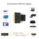 BigPlayer Bi-Directional HDMI A Female to DVI-D (24+1) Male Adapter (Black)