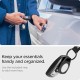 Spigen Rugged Armor Case Keychain Compatible with AirTag - Matte Black