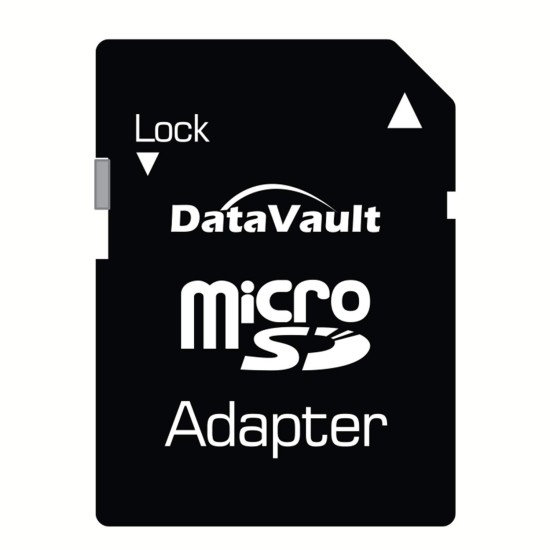 Data Vault 64GB Class 10 UHS1 U1 Memory Card with SD Adaptor