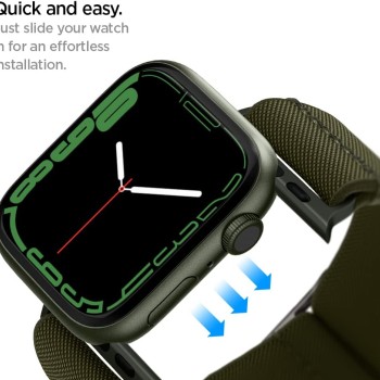 SPIGEN Lite Fit Watch Band Designed for Apple Watch Series 9/8/7 (41mm), Series SE2/6/SE/5/4 (40mm) and Series 3/2/1 (38mm) - Khaki SPIGEN Lite Fit Watch Band Designed for Apple Watch Series 9/8/7 (41mm), Series SE2/6/SE/5/4 (40mm) and Series 3/2/1 (38mm) - Khaki