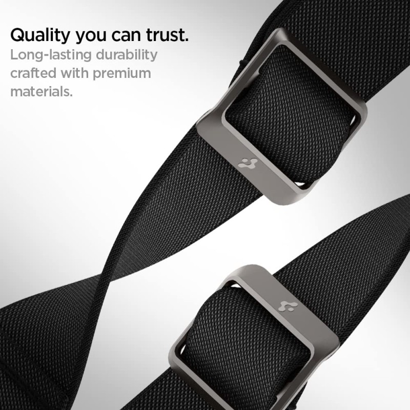 Spigen Strap Band for Apple Watch Ultra 3/2/1 49mm, Series 11/10 46mm, 9/8/7 45mm, SE3/SE2/SE/6/5/4 44mm, 3/2/1 42mm, Lightweight, Breathable(Lite Fit) - Black Spigen Strap Band for Apple Watch Ultra 3/2/1 49mm, Series 11/10 46mm, 9/8/7 45mm, SE3/SE2/SE/6/5/4 44mm, 3/2/1 42mm, Lightweight, Breathable(Lite Fit) - Black