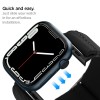 Spigen Strap Band for Apple Watch Ultra 3/2/1 49mm, Series 11/10 46mm, 9/8/7 45mm, SE3/SE2/SE/6/5/4 44mm, 3/2/1 42mm, Lightweight, Breathable(Lite Fit) - Black Spigen Strap Band for Apple Watch Ultra 3/2/1 49mm, Series 11/10 46mm, 9/8/7 45mm, SE3/SE2/SE/6/5/4 44mm, 3/2/1 42mm, Lightweight, Breathable(Lite Fit) - Black