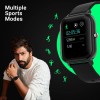 Fire-Boltt SpO2 Full Touch 1.4 inch Smart Watch 400 Nits Peak Brightness Metal Body 8 Days Battery Life with 24*7 Heart Rate monitoring IPX7 with Blood Oxygen, Fitness, Sports & Sleep Tracking (Black)