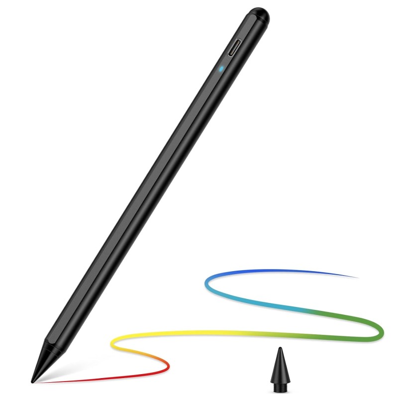 ESR Stylus Pen for iPad with Tilt Sensitivity, iPad Stylus Pencil for Apple iPad 10/9/8/7/6, iPad Pro 11, iPad Pro 12.9, iPad Mini 6/5, and iPad Air 5/4/3, Palm Rejection, Magnetic Attachment ESR Stylus Pen for iPad with Tilt Sensitivity, iPad Stylus Pencil for Apple iPad 10/9/8/7/6, iPad Pro 11, iPad Pro 12.9, iPad Mini 6/5, and iPad Air 5/4/3, Palm Rejection, Magnetic Attachment