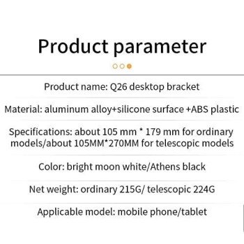 Dyazo Portable Foldable Tablet Stand & Mobile Stand/Ipad Holder Cell Phone Stand Compatible with iPad, Tablets, Mobiles & Smartphones (Without Height Adjustment), Silver (DZ 890)