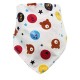 BabyGo Cotton Soft Adjustable Feeding Baby Bandana Bib Apron - Set of 5 (Random Color)