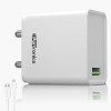 Portronics Adapto ONE POR-1103 3A Fast Charging Adapter with 3M Type C Cable (White)