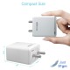 Portronics Adapto ONE POR-1103 3A Fast Charging Adapter with 3M Type C Cable (White)