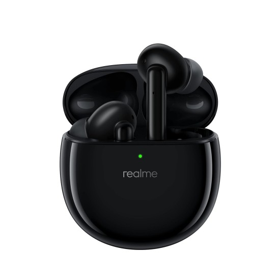 realme Buds Air Pro Bluetooth Truly Wireless in Ear Earbuds with Mic, Fast Charging & Up to 25Hrs Playtime (Black) Visit the realme Store