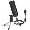 MAONO AU-PM461TR USB Condenser Unidirectional Mic for PC and Singing, Recording Microphone with Mic Gain for Gaming, Podcast, Studio, Vlogging (Black) MAONO AU-PM461TR USB Condenser Unidirectional Mic for PC and Singing, Recording Microphone with Mic Gain for Gaming, Podcast, Studio, Vlogging (Black)