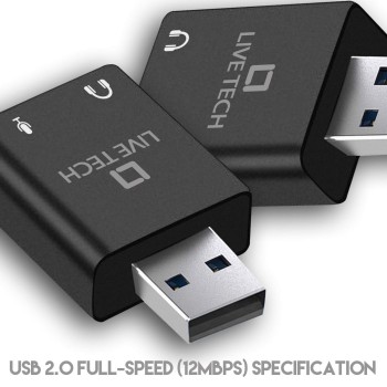 Live Tech Champ USB Sound Card HiFi Magic Voice 7.1CH Live Tech Champ USB Sound Card HiFi Magic Voice 7.1CH