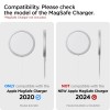 (Refurbished) Spigen for MagSafe Charger (2020/15W) Pad, Cover Case Mag Fit | Compatible with iPhone 17/16/15/14/13/12, AirPods Pro 3/2/1, AirPods 4/3 (Charger Not Included) - White (Refurbished) Spigen for MagSafe Charger (2020/15W) Pad, Cover Case Mag Fit | Compatible with iPhone 17/16/15/14/13/12, AirPods Pro 3/2/1, AirPods 4/3 (Charger Not Included) - White