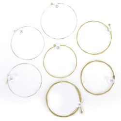 Juarez Extra Light Copper Wound Acoustic Guitar Strings Set – 0.010–0.048 Gauge, 7 Strings (Extra 1st String), Bright Copper Tone, Includes 2 Picks – For All Acoustic Guitars JAGSP300 Juarez Extra Light Copper Wound Acoustic Guitar Strings Set – 0.010–0.048 Gauge, 7 Strings (Extra 1st String), Bright Copper Tone, Includes 2 Picks – For All Acoustic Guitars JAGSP300