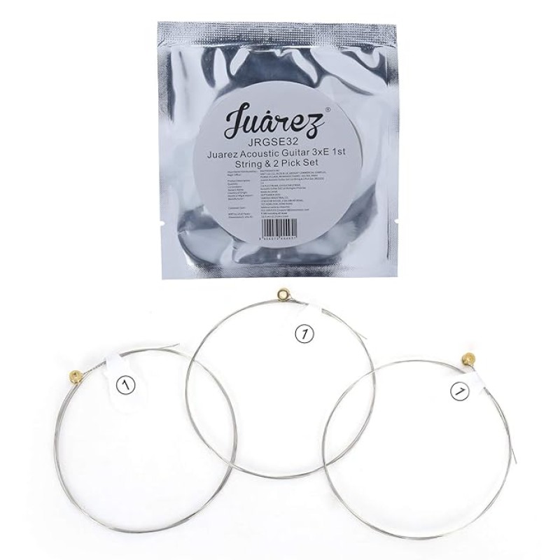 JUAREZ Rosewood Acoustic Guitar 3Xe 1St String & 2 Pick Set Jrgse32